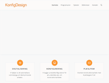 Tablet Screenshot of konfigdesign.se